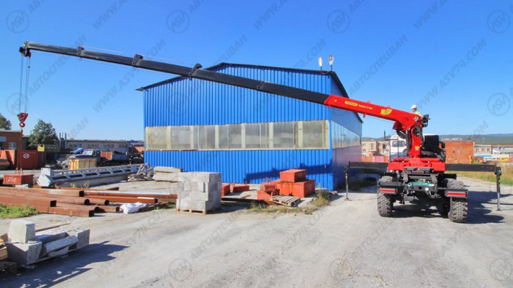 Седельный тягач КАМАЗ 43118-50 с КМУ ИТ-150 (тросовый) 8