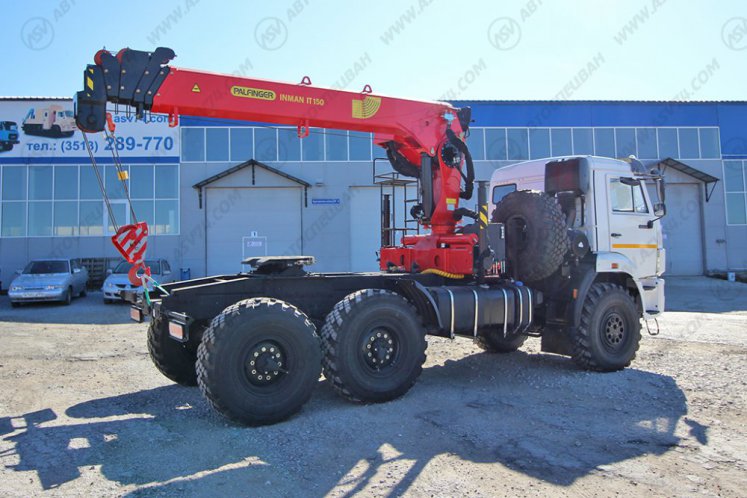 Седельный тягач КАМАЗ 43118-50 с КМУ ИТ-150 (тросовый) 3