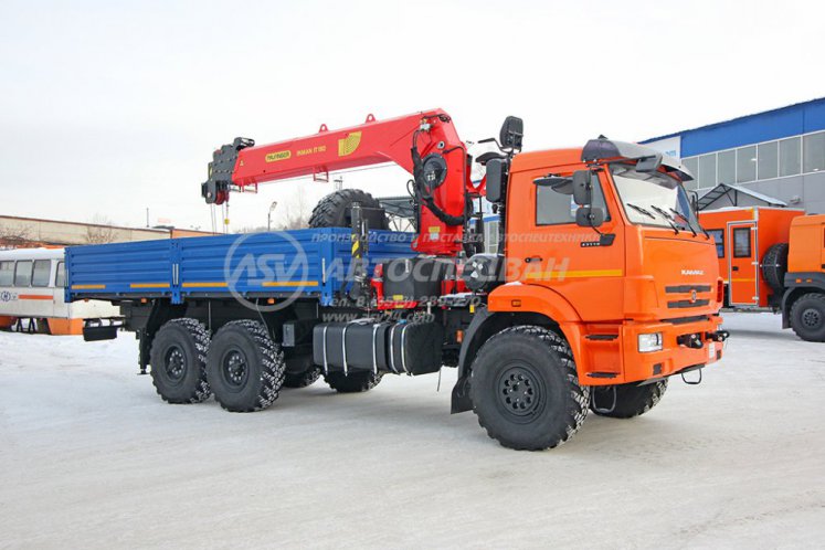 Бортовой КАМАЗ 43118-3027-50 с КМУ ИТ-180 (тросовый) 0