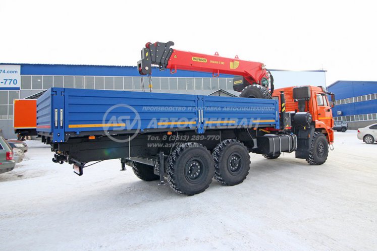 Бортовой КАМАЗ 43118-3027-50 с КМУ ИТ-180 (тросовый) 1