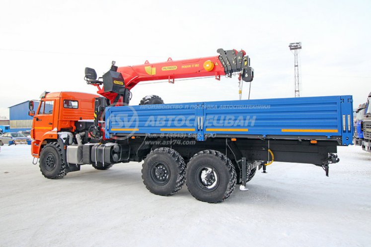 Бортовой КАМАЗ 43118-3027-50 с КМУ ИТ-180 (тросовый) 2