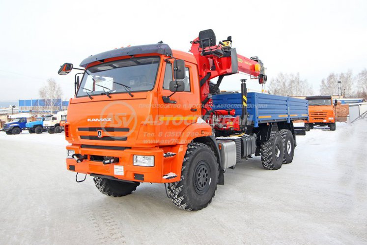 Бортовой КАМАЗ 43118-3027-50 с КМУ ИТ-180 (тросовый) 3