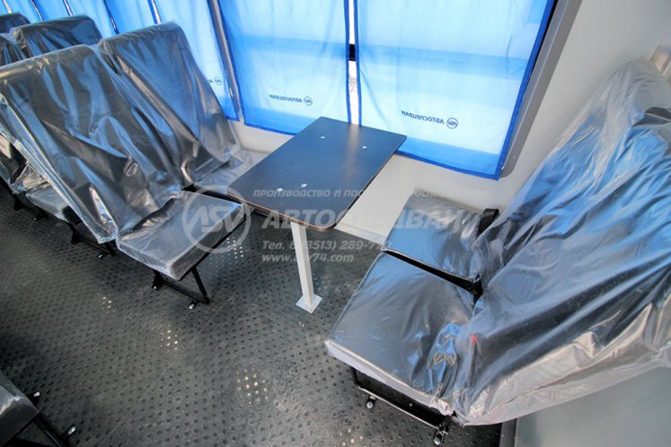 Вахтовый автобус Урал 4320-4971-80, 24 места с грузовым отсеком 6