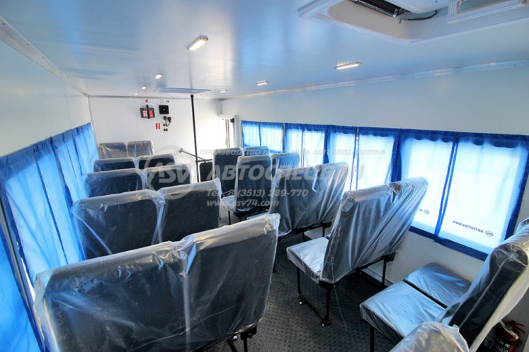 Вахтовый автобус Урал 4320-4971-80, 24 места с грузовым отсеком 8