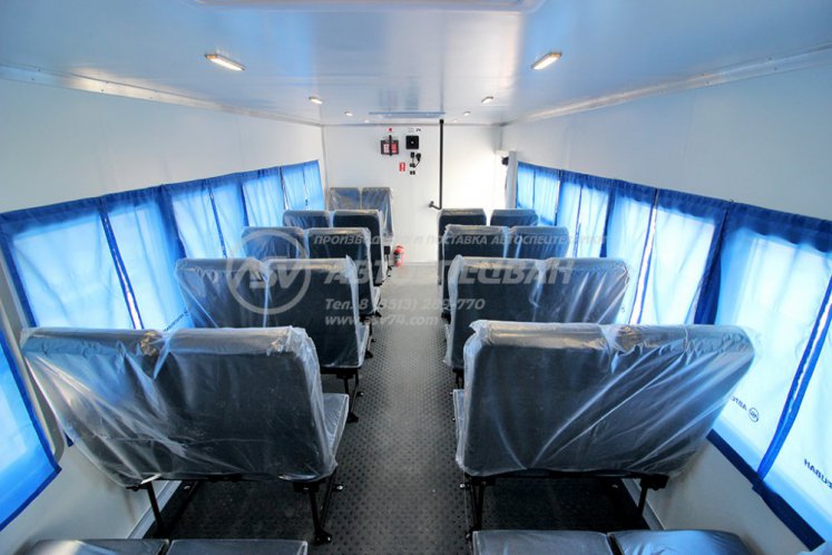 Вахтовый автобус Урал 4320-4971-80, 24 места с грузовым отсеком 9