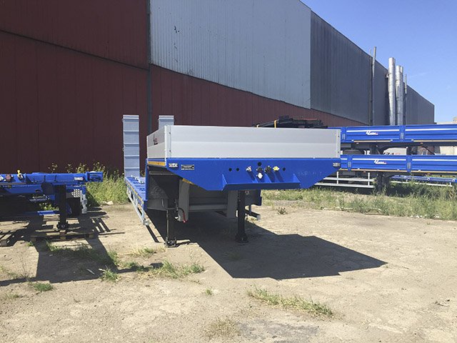 Низкорамный полуприцеп-тяжеловоз ЧМЗАП 93853 по спецификации 037 УКВ4 ПП4 1