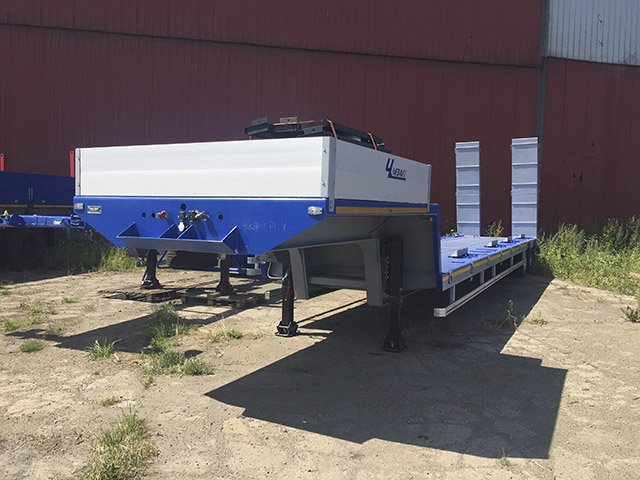 Низкорамный полуприцеп-тяжеловоз ЧМЗАП 93853 по спецификации 037 УКВ4 ПП4 0