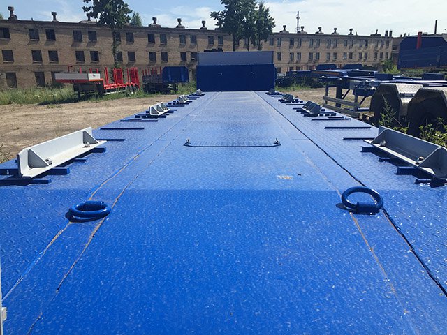 Низкорамный полуприцеп-тяжеловоз ЧМЗАП 93853 по спецификации 037 УКВ4 ПП4 5