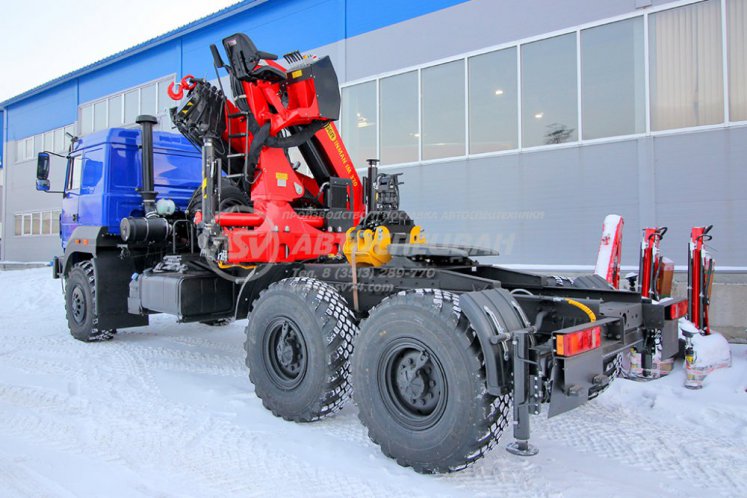 Тягач Урал 4320-4972-82 с КМУ ИМ-320-05 10