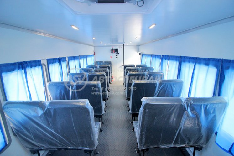 Вахтовый автобус Урал 4320-4971-80, 28 мест с грузовым отсеком 7