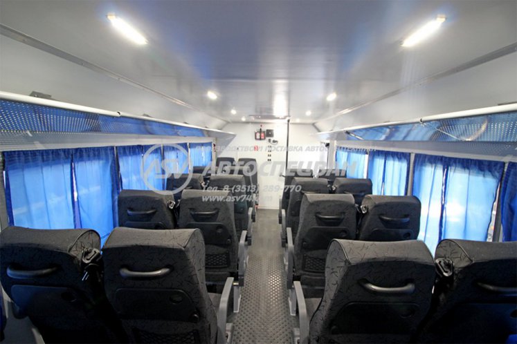 Вахтовый автобус КАМАЗ 43118-3027-50, 20 мест с грузовым отсеком 6