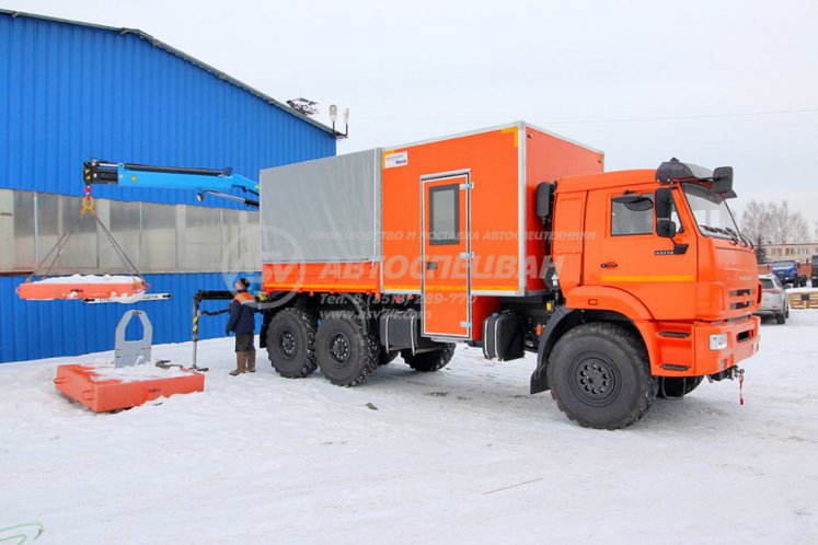 ГПА КамАЗ 43118-3027-50 с КМУ ИМ-55 6