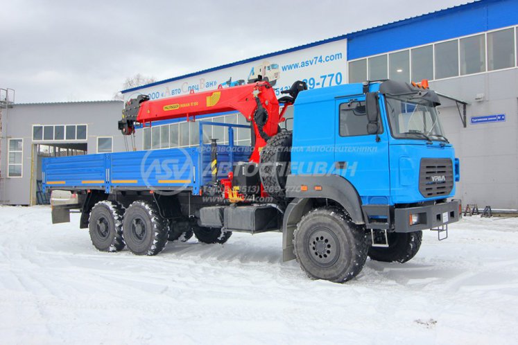 Бортовой Урал 4320-4972-80 с КМУ ИТ-150 0