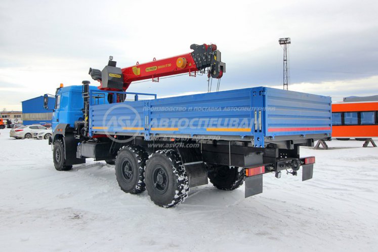 Бортовой Урал 4320-4972-80 с КМУ ИТ-150 3