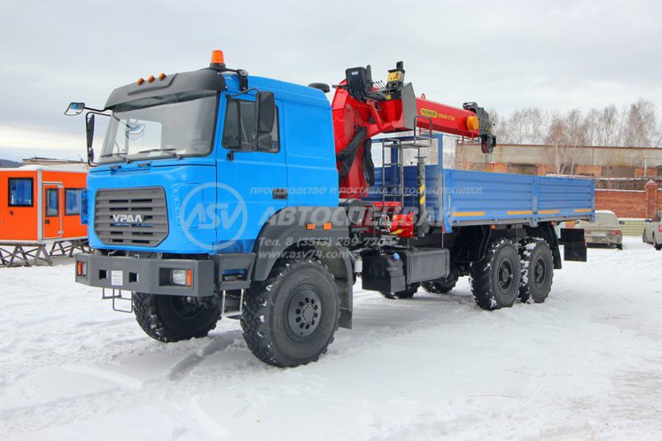 Бортовой Урал 4320-4972-80 с КМУ ИТ-150 5