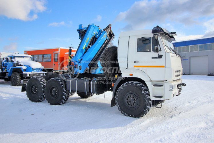 Седельный тягач КАМАЗ 43118-50 с КМУ ИМ-180-05 0