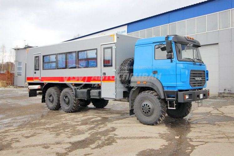 Вахтовый автобус Урал 4320-4971-80, 28 мест с грузовым отсеком 0