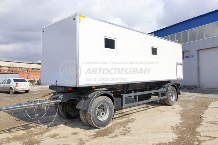Фургон лаборатория на прицепе МАЗ 837810 2