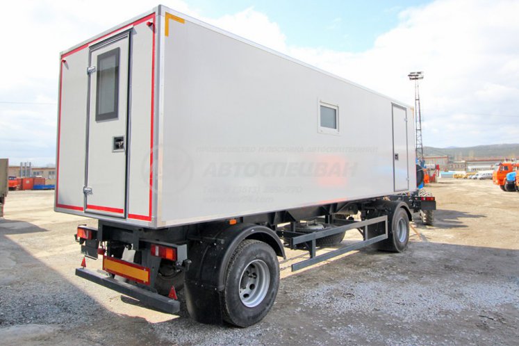 Фургон лаборатория на прицепе МАЗ 837810 3