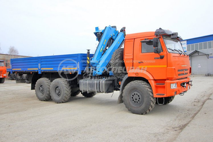 Бортовой КАМАЗ 43118-3027-50 с КМУ ИМ-180 0
