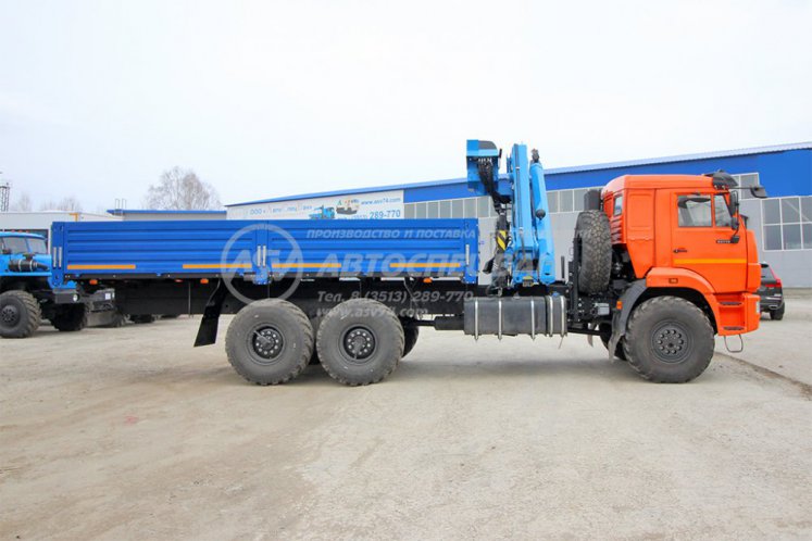 Бортовой КАМАЗ 43118-3027-50 с КМУ ИМ-180 2
