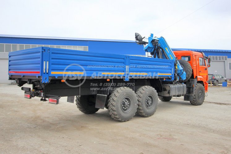 Бортовой КАМАЗ 43118-3027-50 с КМУ ИМ-180 3
