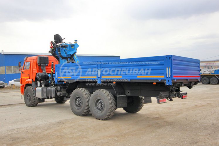 Бортовой КАМАЗ 43118-3027-50 с КМУ ИМ-180 4