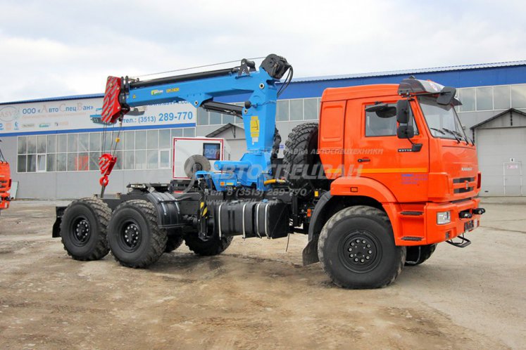 Тягач КамАЗ 43118-3027-50 с КМУ ИМ-240А (тросовый) 0