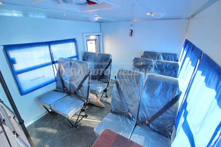 Вахтовый автобус КАМАЗ 43118-3027-50, 12 мест с генератором в грузовом отсеке 8