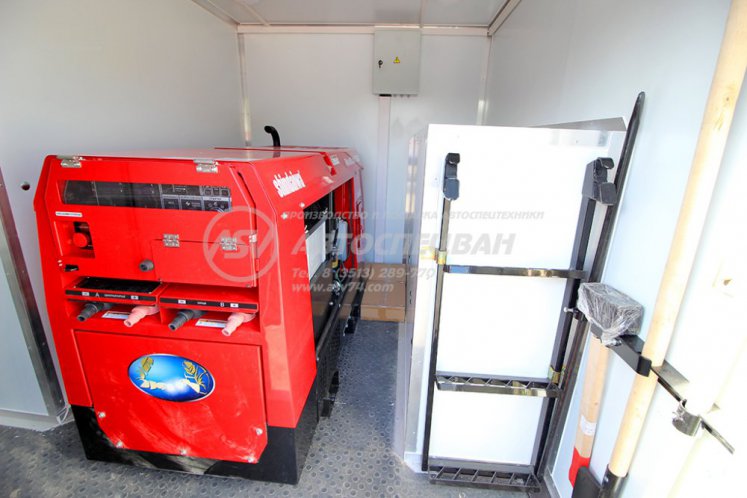 Вахтовый автобус КАМАЗ 43118-3027-50, 12 мест с генератором в грузовом отсеке 9