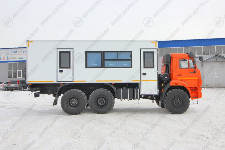 Вахтовый автобус с бытовым отсеком (кухней), КАМАЗ 43118-3027-50, 14 мест 3