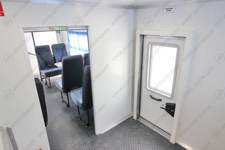 Вахтовый автобус с бытовым отсеком (кухней), КАМАЗ 43118-3027-50, 14 мест 10