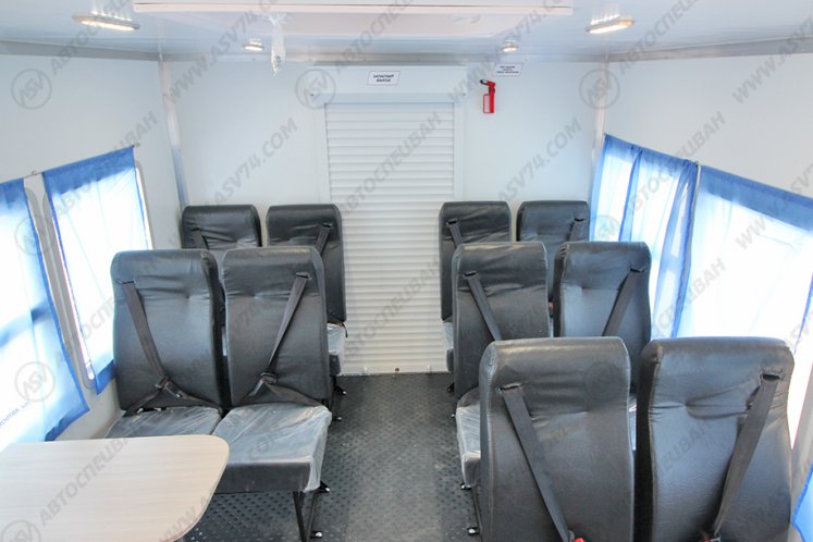 Вахтовый автобус с бытовым отсеком (кухней), КАМАЗ 43118-3027-50, 14 мест 11