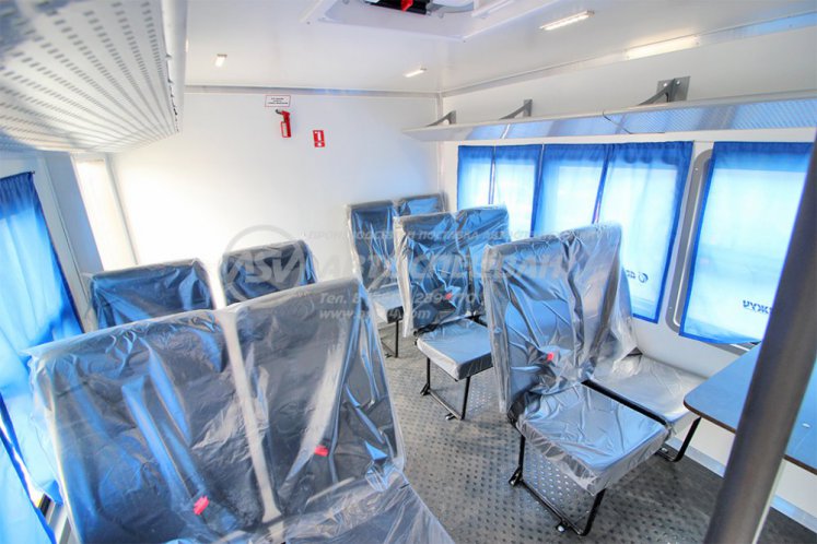 Вахтовый автобус с грузовой платформой Урал NEXT 4320-6952-72, 12 мест 6