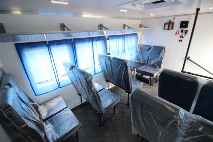 Вахтовый автобус с грузовой платформой Урал NEXT 4320-6952-72, 12 мест 8