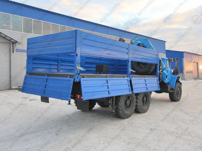 Бортовой автомобиль Урал 4320 (капотный) с КМУ ИМ-240-04 5