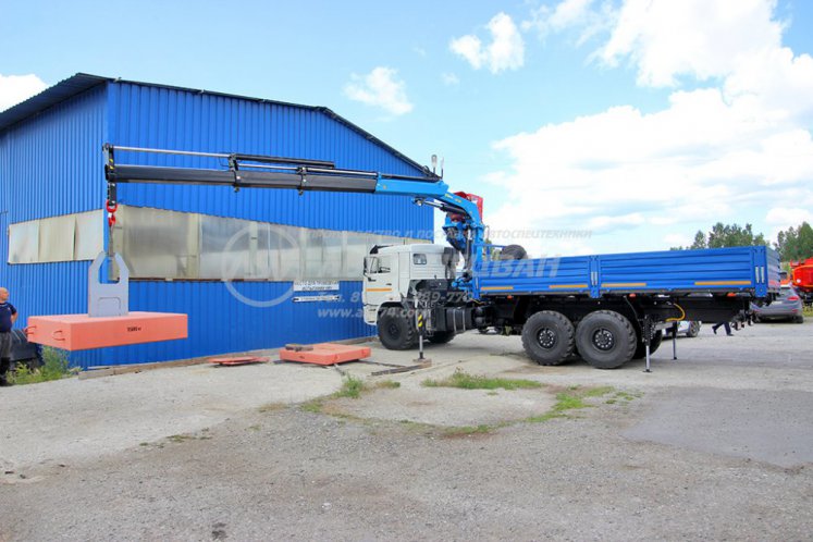 Бортовой КАМАЗ 43118-3027-50 с КМУ ИМ-180-05 3