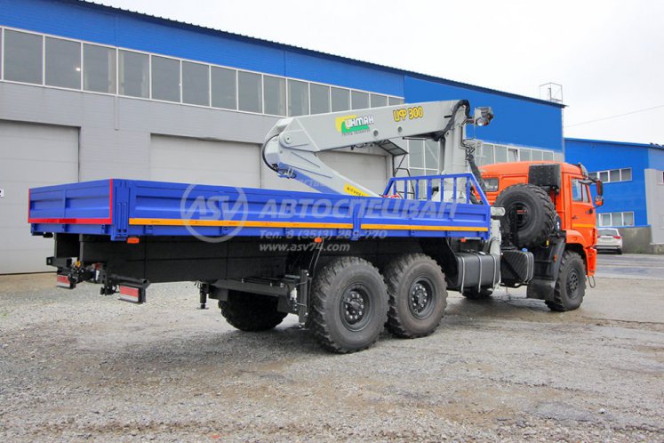 Бортовой КАМАЗ 43118-3027-50 с КМУ ИФ-300 2