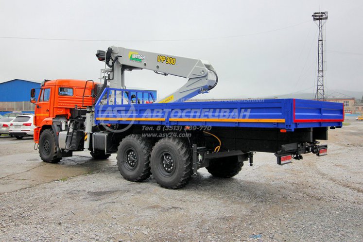 Бортовой КАМАЗ 43118-3027-50 с КМУ ИФ-300 3