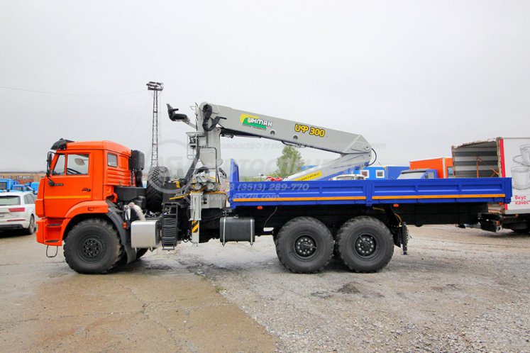 Бортовой КАМАЗ 43118-3027-50 с КМУ ИФ-300 4
