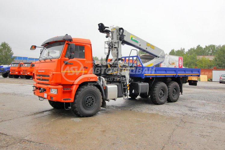 Бортовой КАМАЗ 43118-3027-50 с КМУ ИФ-300 1
