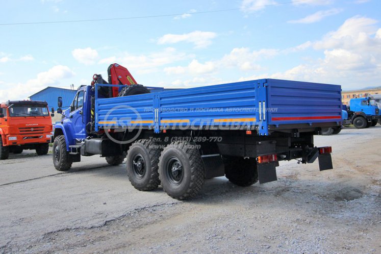 Бортовой автомобиль Урал 4320 NEXT (капотный) с КМУ ИМ-150N 2