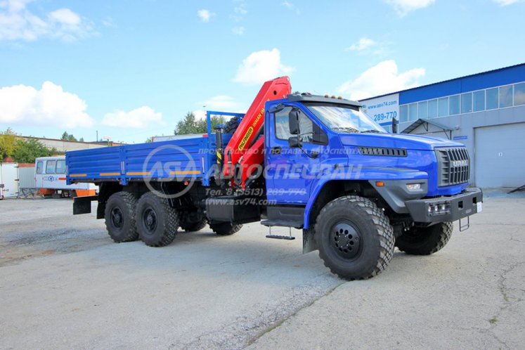 Бортовой автомобиль Урал 4320 NEXT (капотный) с КМУ ИМ-150N 0