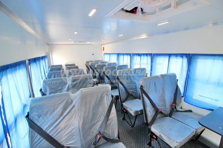 Вахтовый автобус с грузовым отсеком Урал NEXT4320-6952-72 (Е5) Г38, 24 места 8