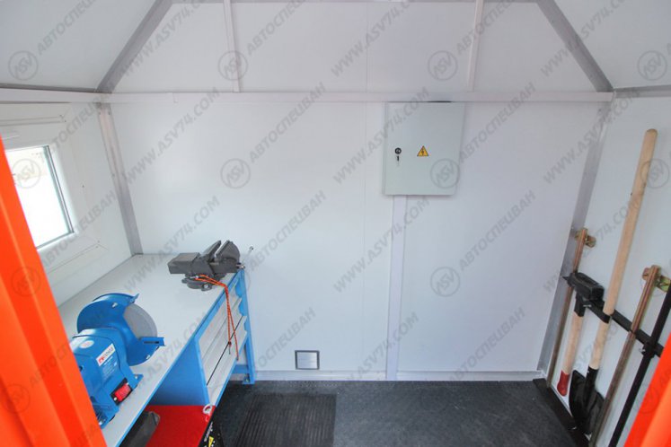 Агрегат ремонта и обслуживания качалок АРОК КАМАЗ 43502-66 с КМУ ИМ-50 7