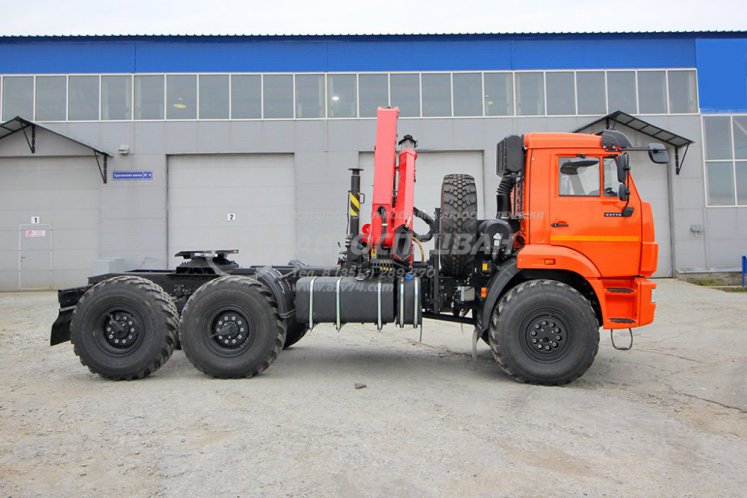 Седельный тягач КАМАЗ 43118-50 с КМУ IM-150N 1