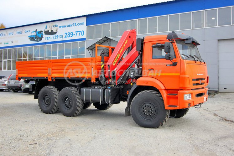 Бортовой КАМАЗ 43118-3027-50 с КМУ IM-150N 0