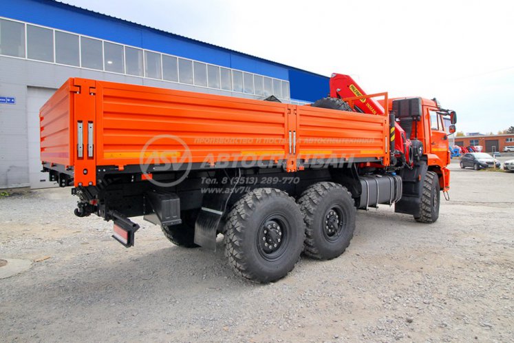 Бортовой КАМАЗ 43118-3027-50 с КМУ IM-150N 2