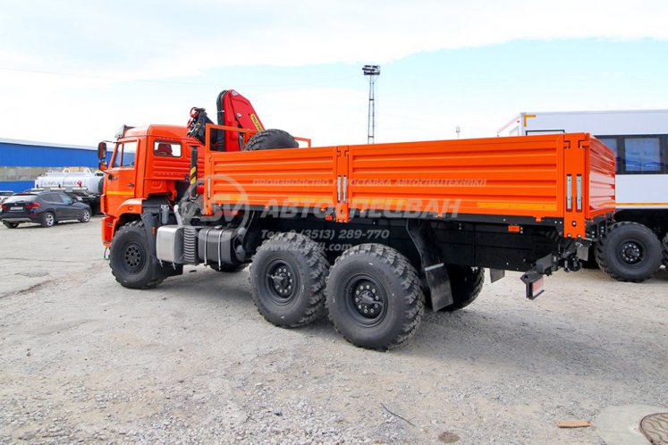Бортовой КАМАЗ 43118-3027-50 с КМУ IM-150N 3