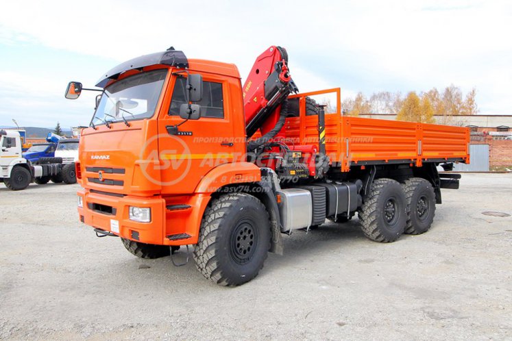 Бортовой КАМАЗ 43118-3027-50 с КМУ IM-150N 1